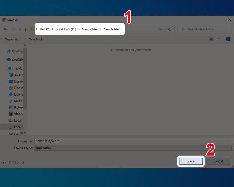 Chọn nơi lưu file cài đặt trên máy tính của bạn